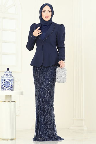 moda selvim Combined 5323DMNK1166 Navy Blue - Thumbnail