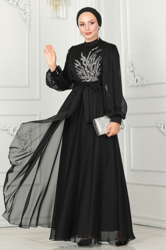 A.B. - EVENING DRESS 5402AB368 Black