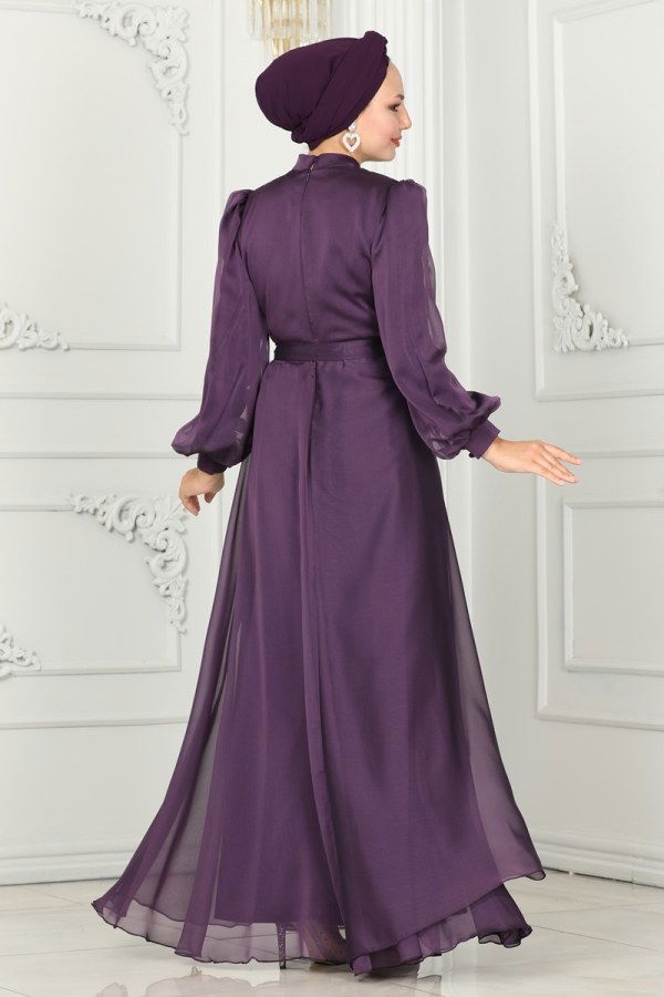 Evening Dress 5402AB368 Dark Lilac - 6