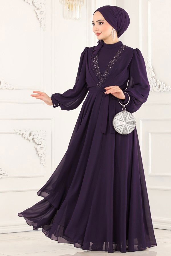 Evening Dress 5408AB368 Purple - 2