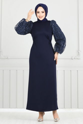 E.D.F. - Evening Dress 5602EDF311 Navy Blue