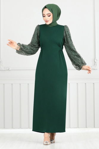 MRV E.N.D. - فستان سهرة زيتي 5602END900-M