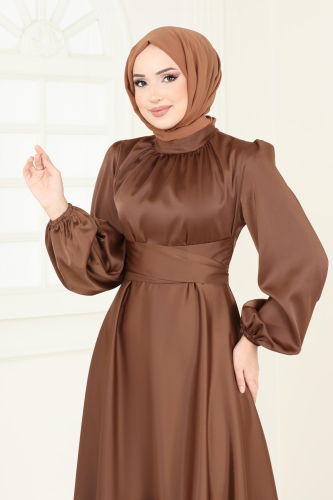 Evening Dress 5603EDF311 Brown - 4