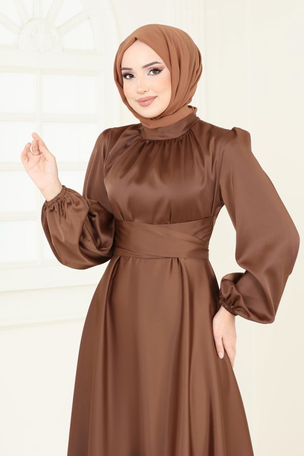 Evening Dress 5603EDF311 Brown - 4