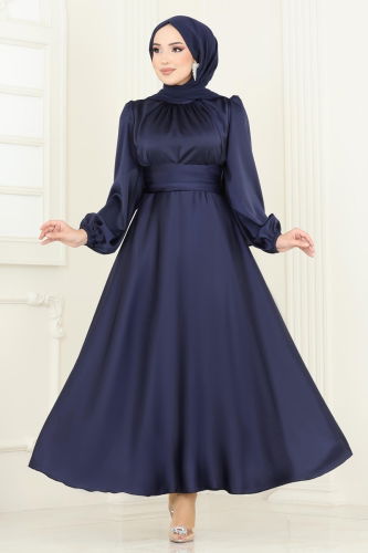 Evening Dress 5603EDF311 Navy Blue - 2