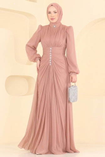 D.M.N.K. - Evening Dress 5626DMNK1166 Powder Vision