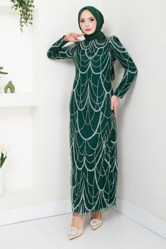 MRV E.N.D. - فستان سهرة زيتي 5631END900-M