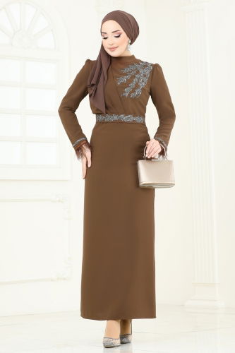 E.D.F. - Evening Dress 5642EDF311 Brown