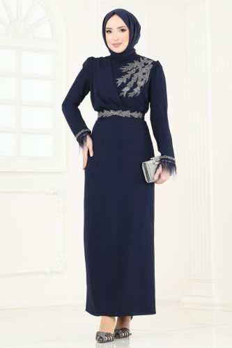 E.D.F. - Evening Dress 5642EDF311 Navy Blue