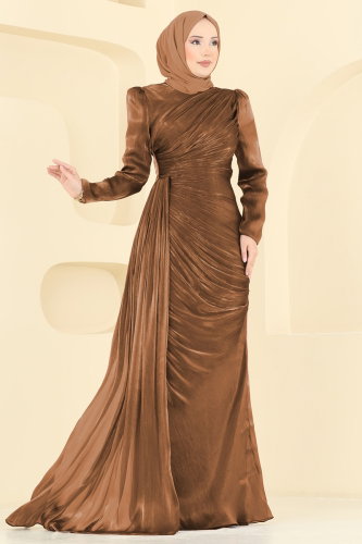D.M.N.K. - Evening Dress 5663DMNK1166 Copper