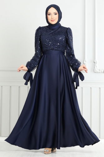 E.D.F. - Evening Dress 5670EDF311 Navy Blue