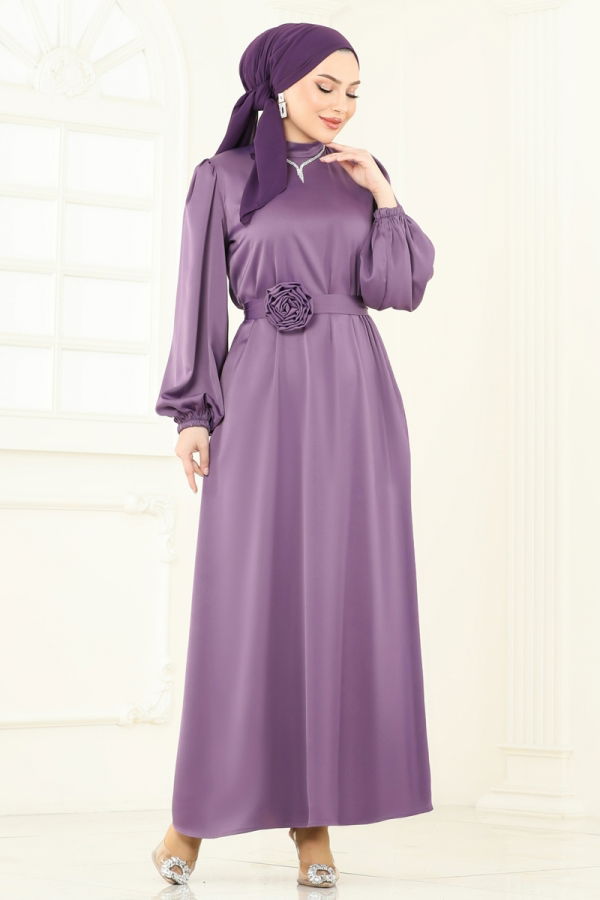 Modaselvim NET 20%+20% DISCOUNT IN THE CARD Evening Dress 5674EDF311 Dark Lilac
