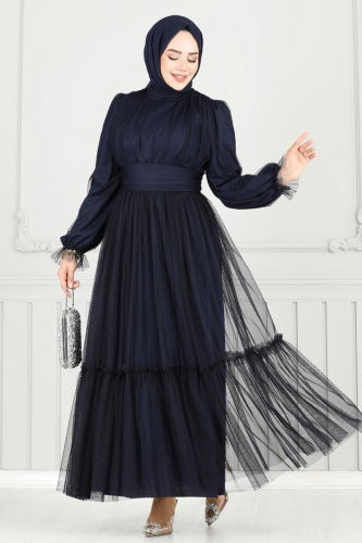 E.D.F. - Evening Dress 5684EDF311 Navy Blue