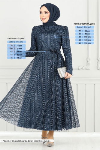 MRV E.N.D. - Evening Dress 5688END900-M Navy Blue