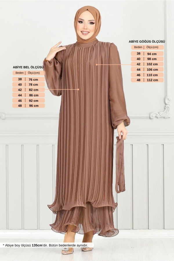 Modaselvim NET 20%+20% DISCOUNT IN THE CARD Evening Dress 5689END900-M Copper