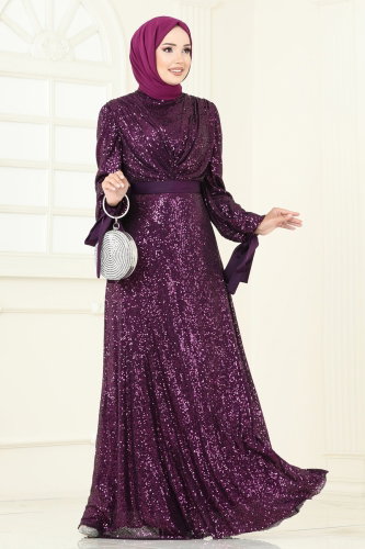 E.D.F. - Evening Dress 5690EDF311 Damson