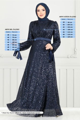 MRV E.N.D. - Evening Dress 5690END900-M Navy Blue
