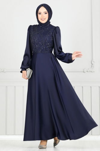 E.D.F. - Evening Dress 5691EDF311 Navy Blue