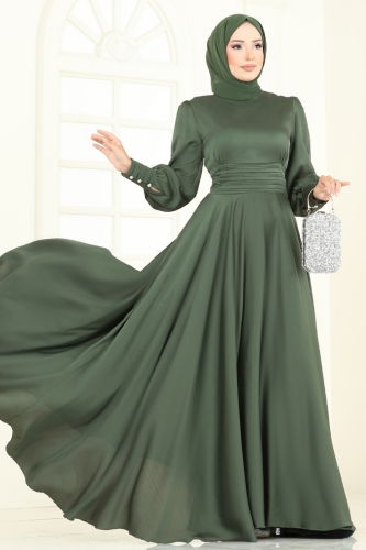 E.D.F. - فستان سهرة اخضر عفني 5697EDF311