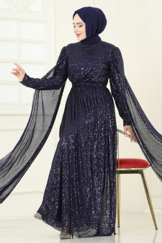 E.D.F. - Evening Dress 5698EDF311 Navy Blue