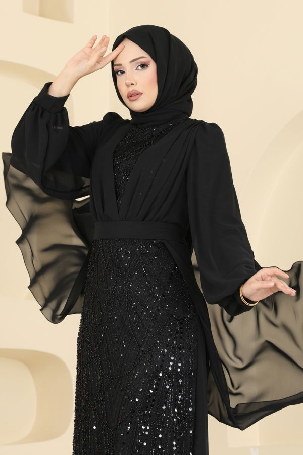 Modaselvim EVENING DRESSES Evening Dress 5725EDF311 Black