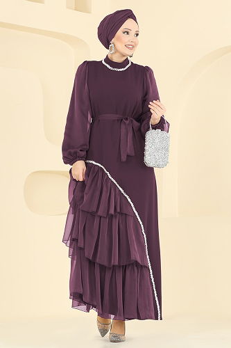 moda selvim فستان سهرة توتي 5735EDF311 - Thumbnail