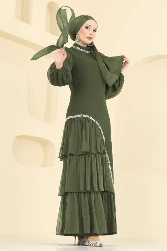 E.D.F. - Evening Dress 5735EDF311 Khaki