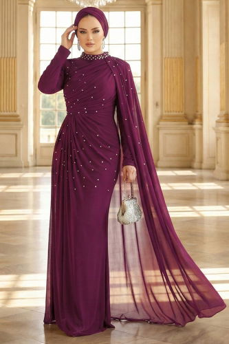 E.D.F. - Evening Dress 5736EDF311 Damson