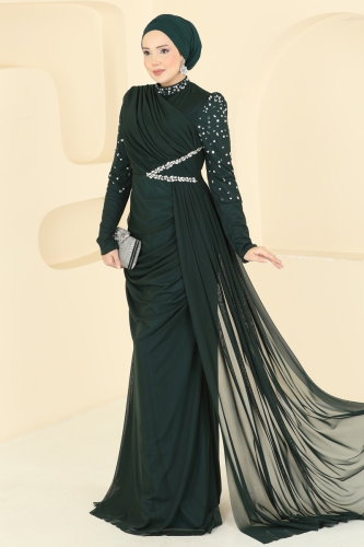 E.D.F. - فستان سهرة زيتي 5742EDF311