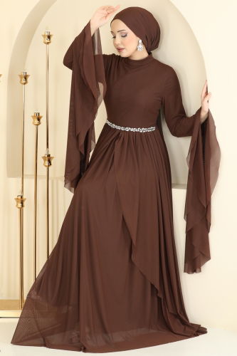 E.D.F. - Evening Dress 5744EDF311 Brown