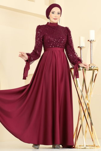 E.D.F. - Evening Dress 5748EDF311 Light Burgundy
