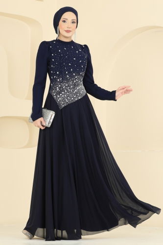 E.D.F. - Evening Dress 5755EDF311 Navy Blue