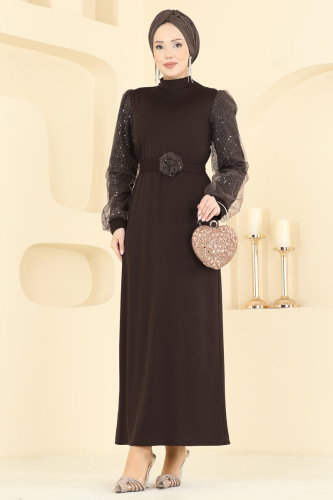 E.D.F. - Evening Dress 5760EDF311 Bitter Brown