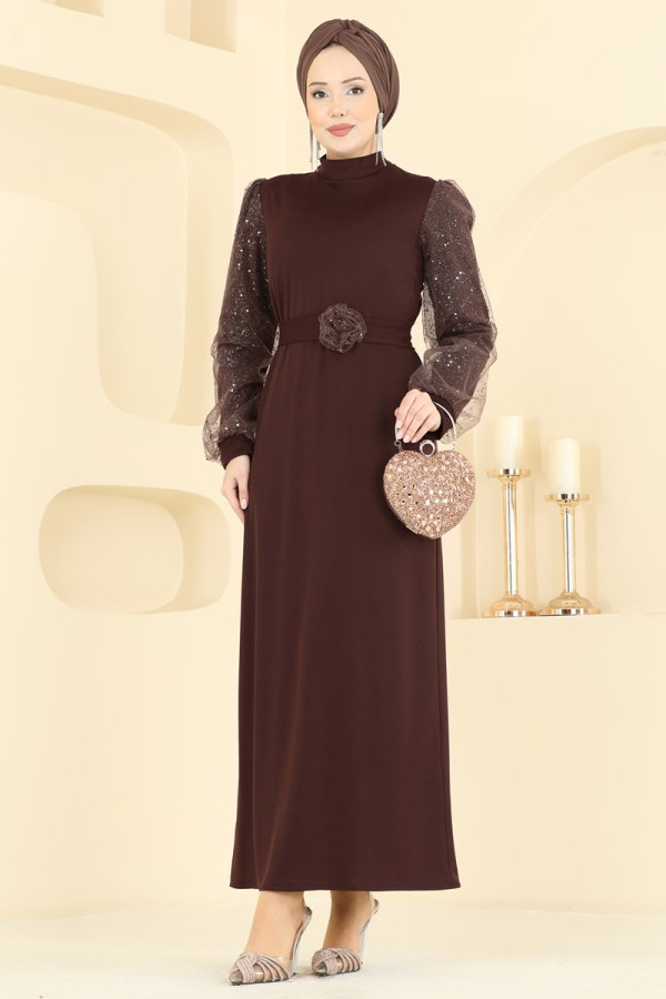 Modaselvim EVENING DRESSES Evening Dress 5760EDF311 Brown