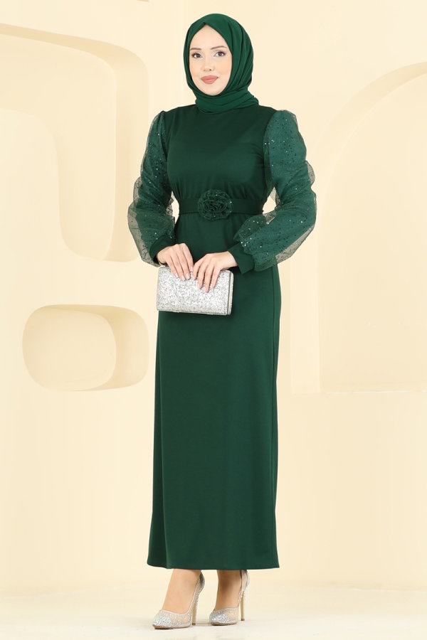 Modaselvim EVENING DRESSES Evening Dress 5760EDF311 Emerald