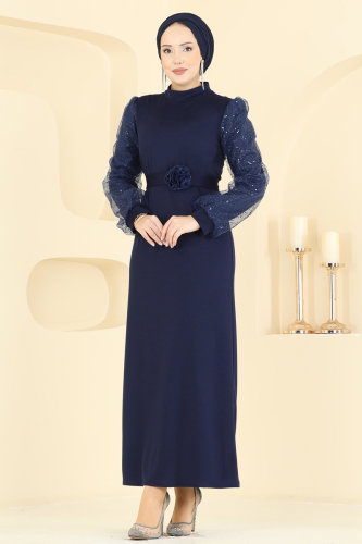 E.D.F. - Evening Dress 5760EDF311 Navy Blue