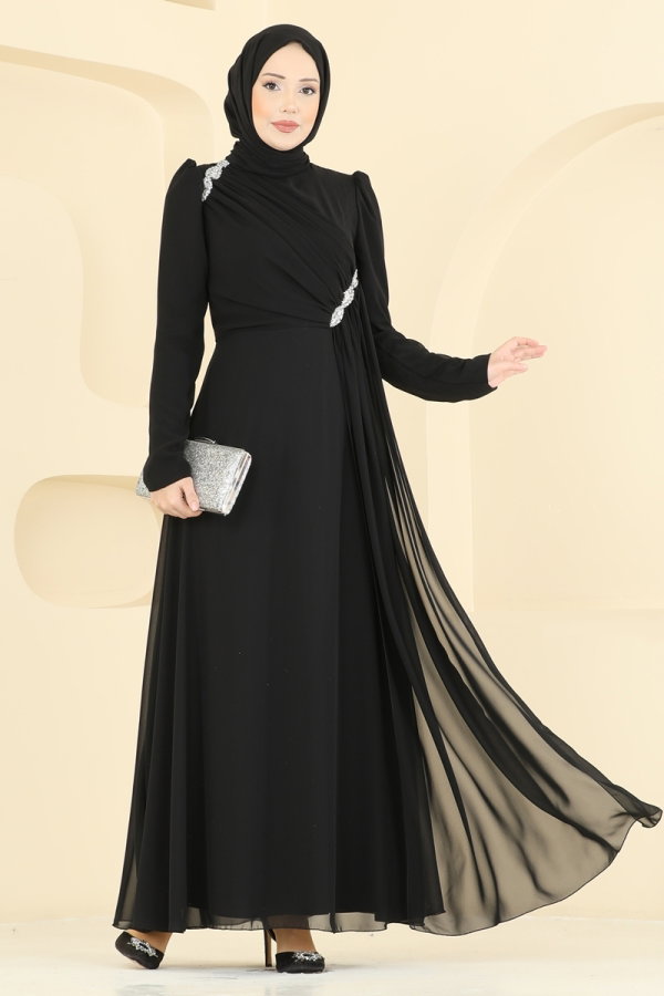 Modaselvim EVENING DRESSES Evening Dress 5761EDF311 Black