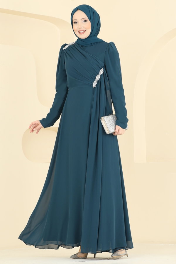 Modaselvim EVENING DRESSES Evening Dress 5761EDF311 Petroleum