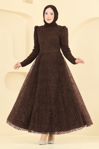 E.D.F. - Evening Dress 5776EDF311 Brown