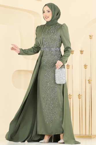 E.D.F.K. - Evening Dress 5807EDFK1198 Almond Green