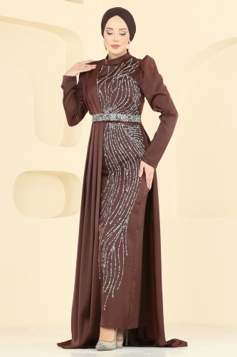E.D.F.K. - Evening Dress 5807EDFK1198 Brown