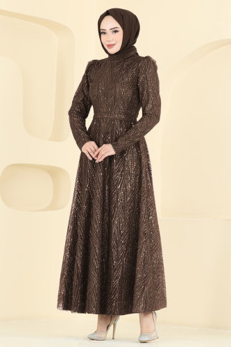 E.D.F.K. - Evening Dress 5808EDFK1198 Brown