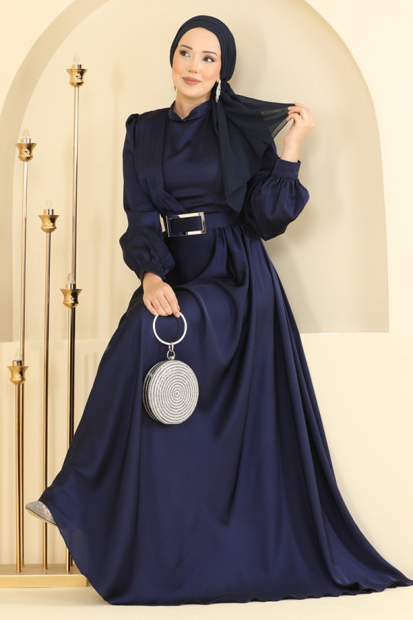 Modaselvim فستان سهرة فستان سهرة كحلي 5821EDFK1198