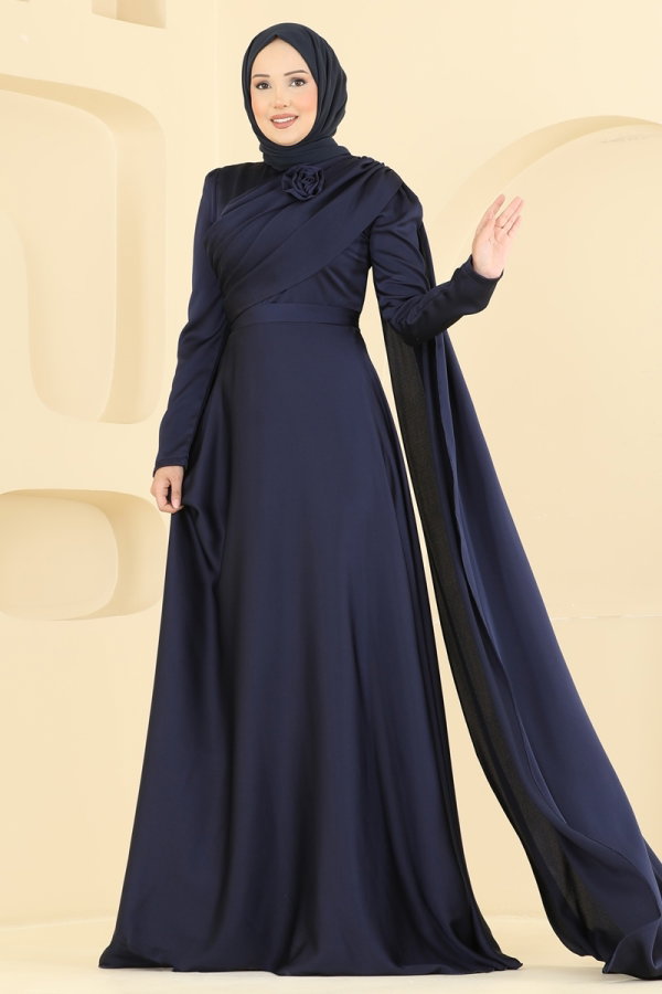 Modaselvim EVENING DRESSES Evening Dress 5825EDFK1198 Navy Blue