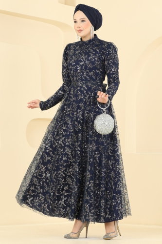 E.D.F.K. - Evening Dress 5837EDFK1198 Navy Blue