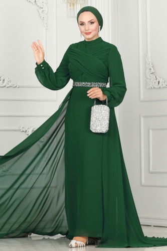 A.B. - Evening Dress 5940AB368 Emerald