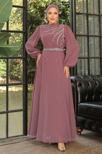 L.P.N. - Evening Dress 6025LPN858 Rose Dried