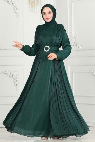 L.P.N. - Evening Dress 6078LPN858 Emerald