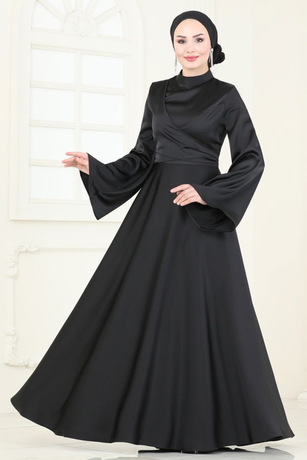 Evening Dress 6157BSK463 Black - 4