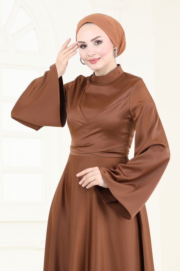 Evening Dress 6157BSK463 Tan - 4